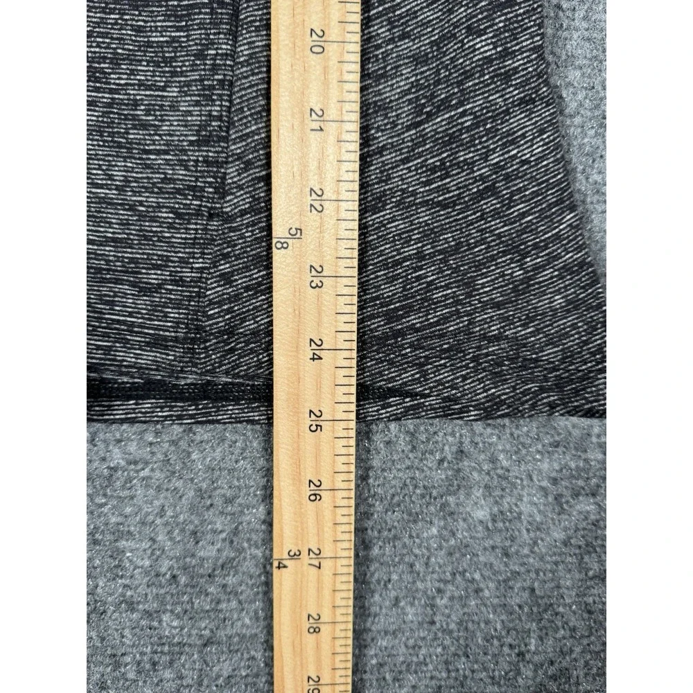 Lululemon Extra Mile 1/2 Zip Womens Size 2 Heathered Gray Yoga Gym‎ Running